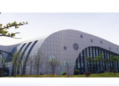 双城会议中心外景网架工程